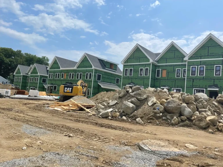 Exterior View of Grafton Townhomes